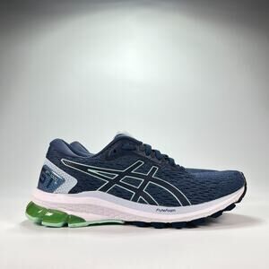 ASICS GT-1000 9 Dark Blue Mint Stability Running Shoes 1012A651 Women's Size 6